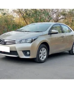 Golden Toyota Corolla Altis Car